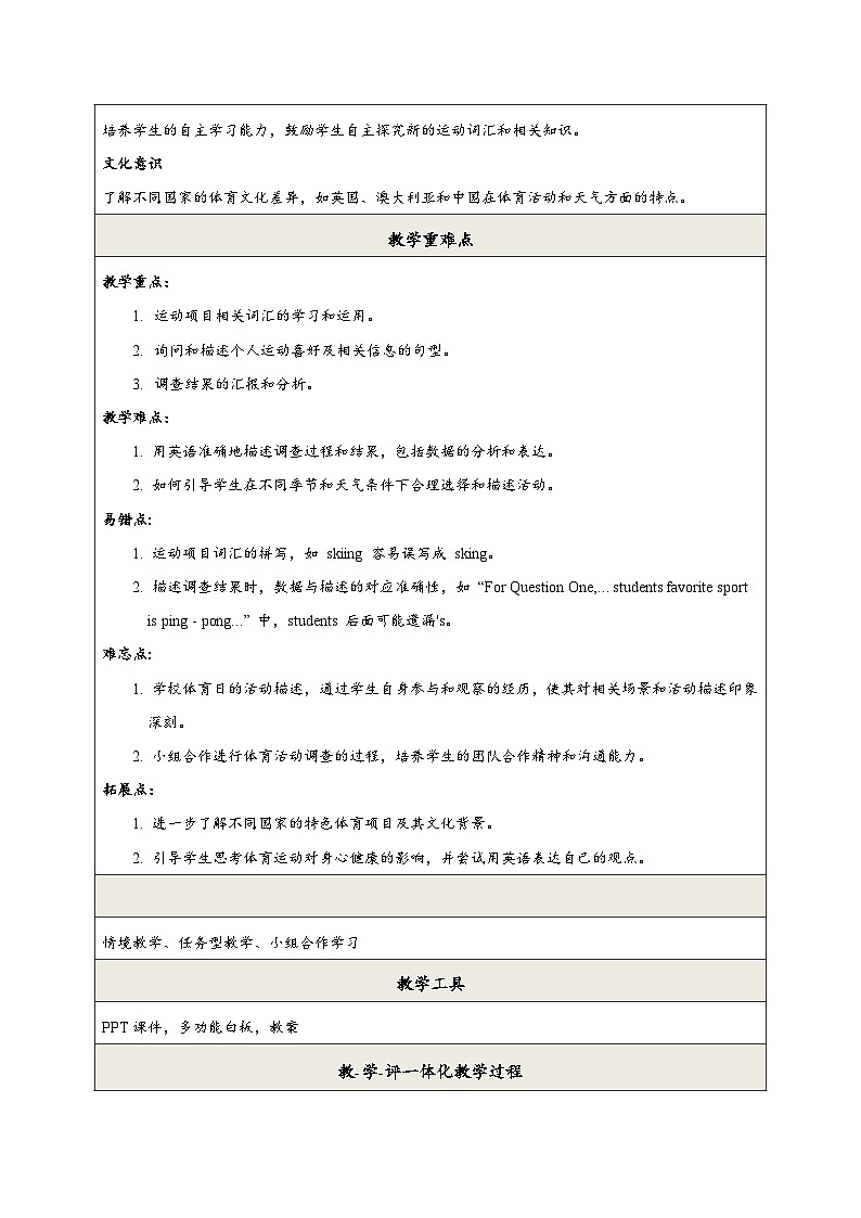 【新教材新课标】仁爱科普版英语七年级上册Unit4 Fun in the sun!第8课时Project and Review课件+单元整体教学设计+音视频素材02