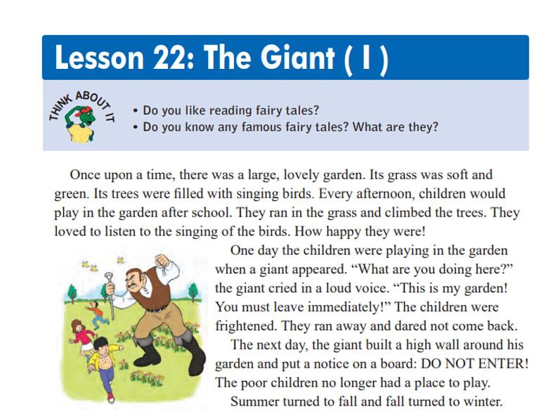 2024冀教版九年级英语Lesson 22 The Giant(I)同步课件08