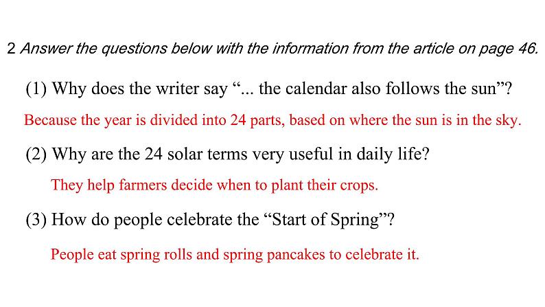 Unit3  The seasons Section4、Checking your progress  课件-2024-2025学年沪教版（2024）七年级英语上册第6页