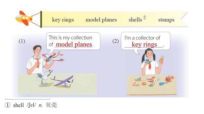 Unit8  Collecting as a hobby Section1 课件-2024-2025学年沪教版（2024）七年级英语上册第6页