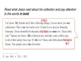 Unit8  Collecting as a hobby Section2、3 課件-2024-2025學(xué)年滬教版（2024）七年級英語上冊
