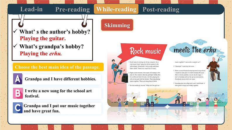 【优质公开课课件+教学设计+英文朗读稿】 Unit2 More than fun Understanding ideas新外研版七上英语06