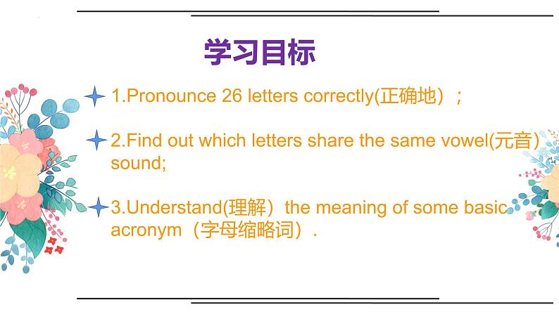 2024-2025学年人教版英语七年级上册Starter Unit1 Hello  Pronunciation(课件)第2页