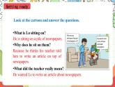 沪教牛津版（六三制三起）英语八上Unit  8  English Week Reading课件