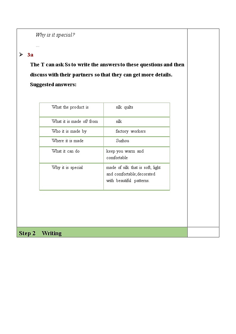 最新人教新目标版九上英语Unit5SectionB（3a-SelfCheck）【教案】第2页