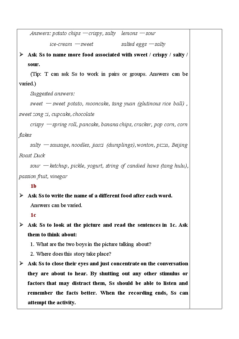 最新人教新目标版九上英语Unit6SectionB（1a-1e）【教案】第2页