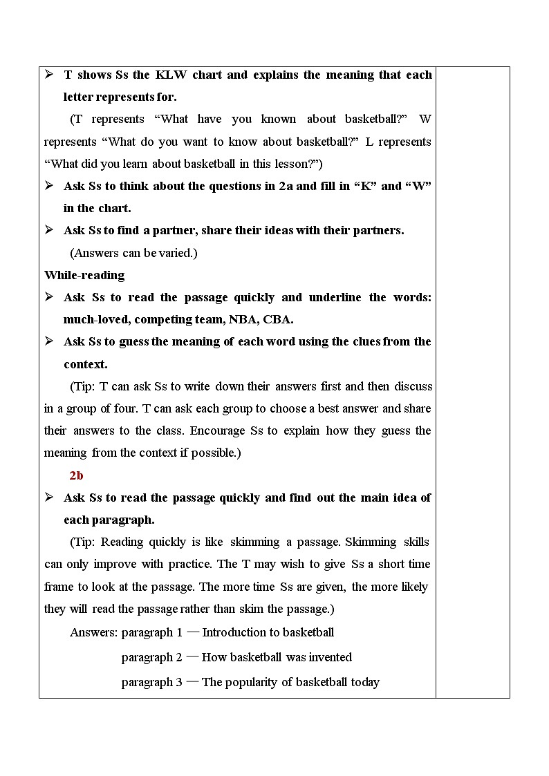 最新人教新目标版九上英语Unit6SectionB（2a-2e）【教案】第2页