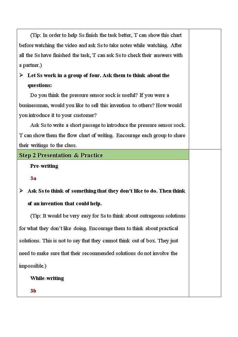 最新人教新目标版九上英语Unit6SectionB（3a-SelfCheck）【教案】第2页