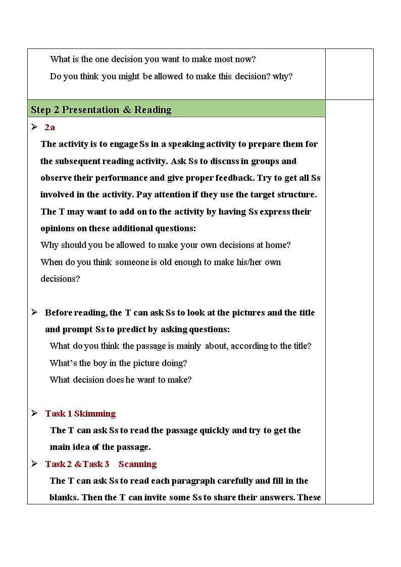 最新人教新目标版九上英语Unit7SectionB（2a-2e）【教案】第2页