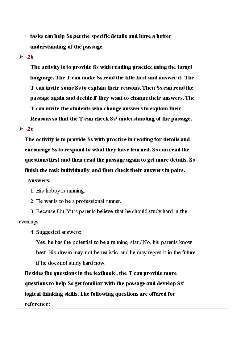最新人教新目标版九上英语Unit7SectionB（2a-2e）【教案】第3页