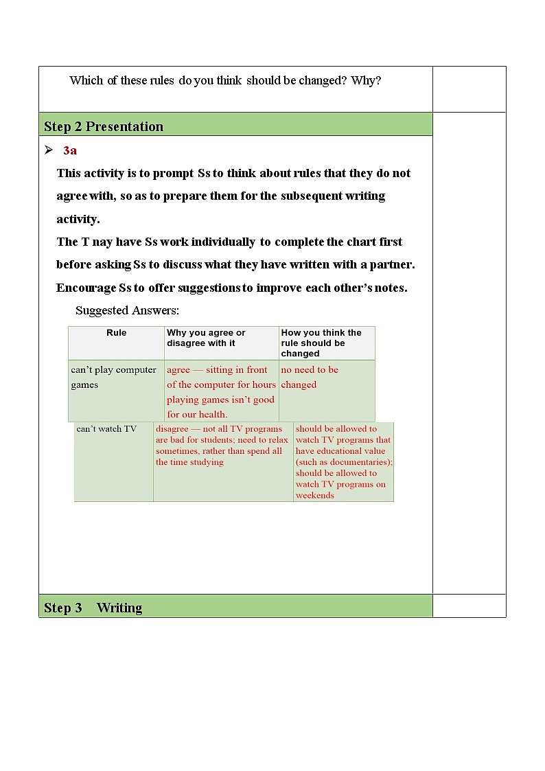 最新人教新目标版九上英语Unit7SectionB（3a-SelfCheck）【教案】第2页