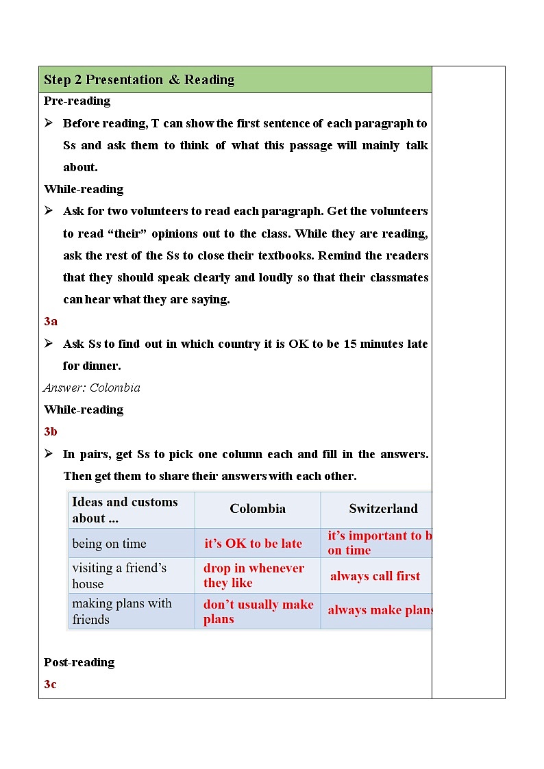 最新人教新目标版九上英语Unit10SectionA（3a-3c）【教案】第2页