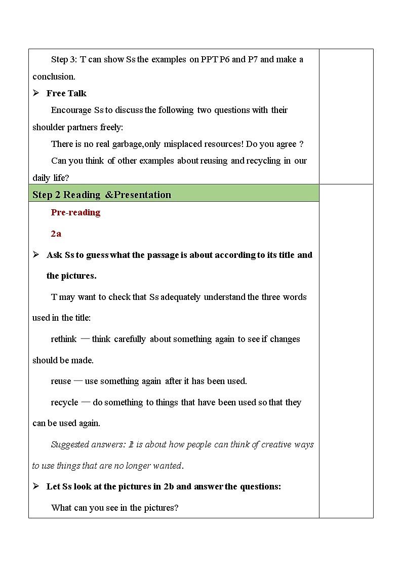 最新人教新目标版九下英语Unit13SectionB(2a-2e)【教案】第2页