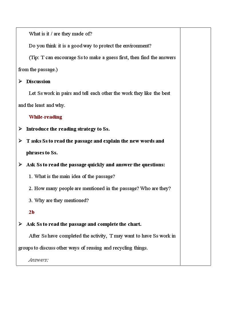 最新人教新目标版九下英语Unit13SectionB(2a-2e)【教案】第3页