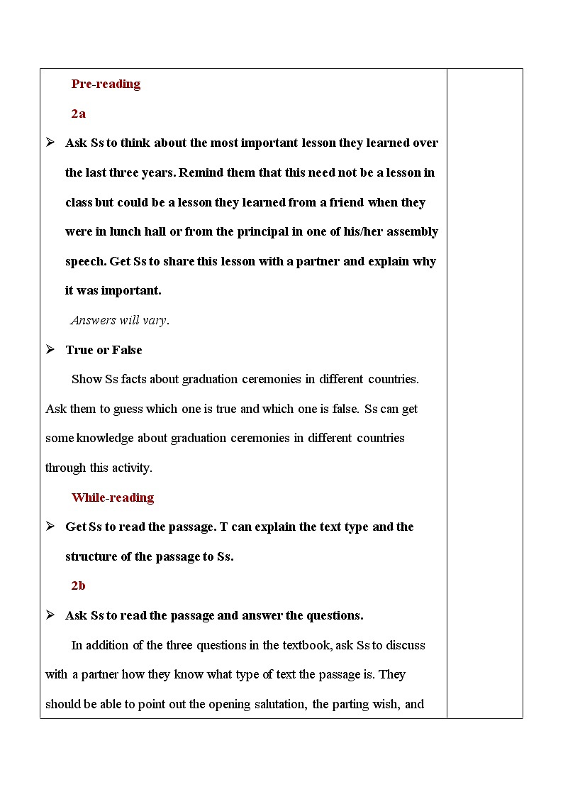 最新人教新目标版九下英语Unit14SectionB(2a-2e)【教案】第2页