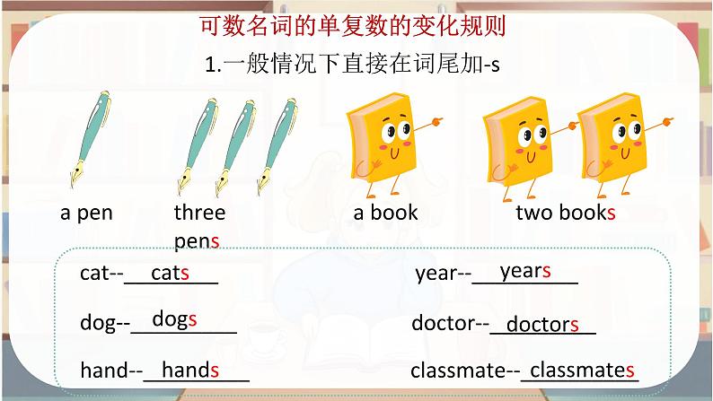 Unit 3 Our Colorful School Life！Grammar in Use - 七年级英语上册同步课件（仁爱版2024）05