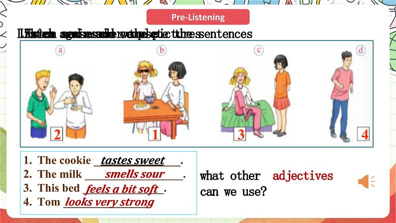 外研版英语八年级下册 Module 1 Unit 1《It smells delicious》课件+教案+素材08