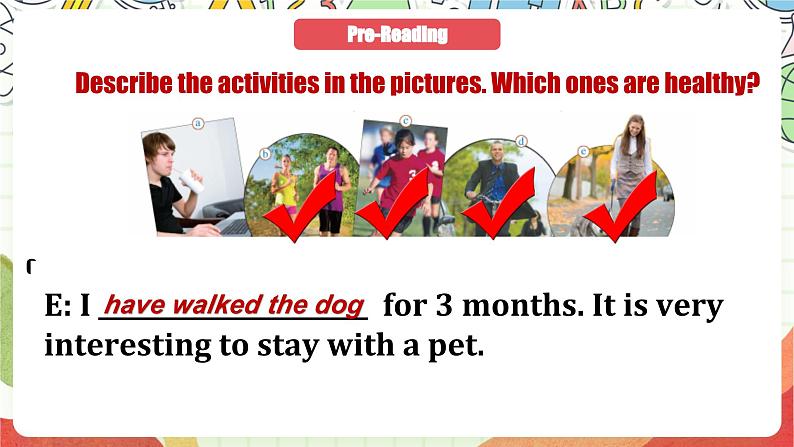 外研版英语八年级下册 Module 4 Unit 2《We have played football for a year now》课件第5页