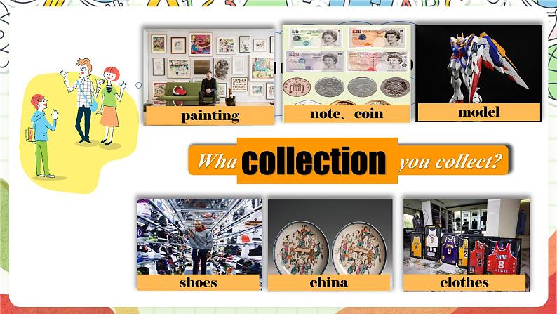 外研版英语八年级下册 Module 6 Unit 1《Do you collect anything》课件第5页