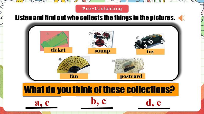 外研版英语八年级下册 Module 6 Unit 1《Do you collect anything》课件第7页