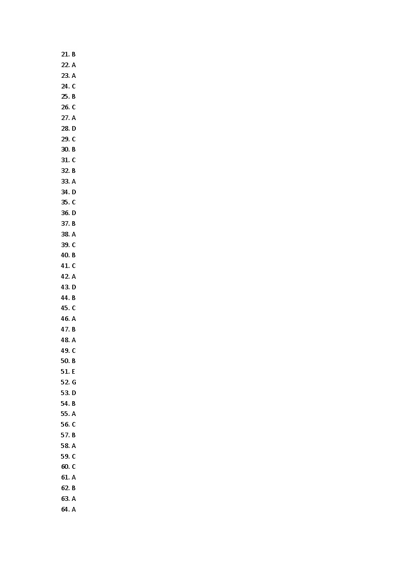 安徽省阜阳市颍东区2024-2025学年九年级上学期期中考试英语试题答案第1页