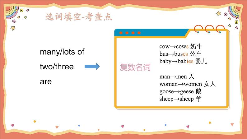 期中选词填空专项复习 课件  人教版英语七年级上册第4页