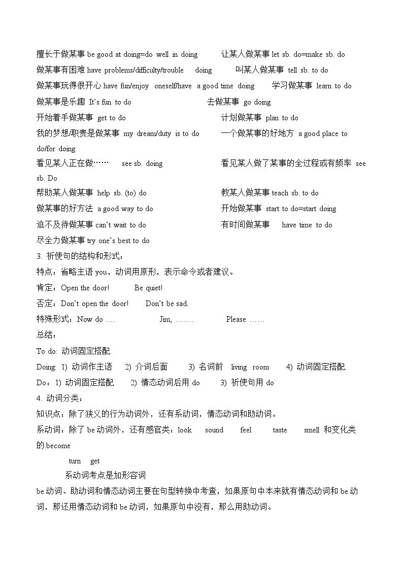 译林版（2024）七年级上册英语期中复习语法知识点学案02