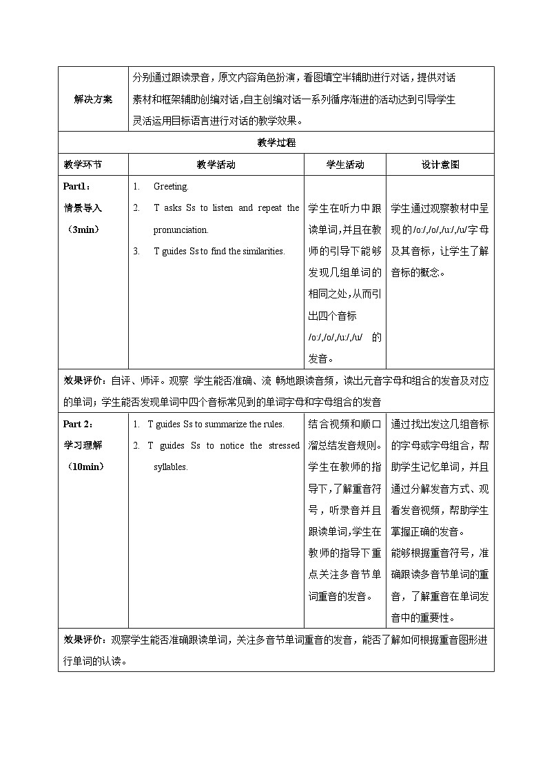 Unit 3（第2课时 Section A pronunciation&2a-2f）（教学设计）第3页