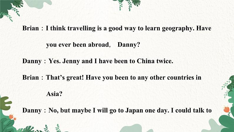 冀教版英语八年级下册 Unit7 Know Our World Lesson 37 Let's Learn Geography!课件第7页