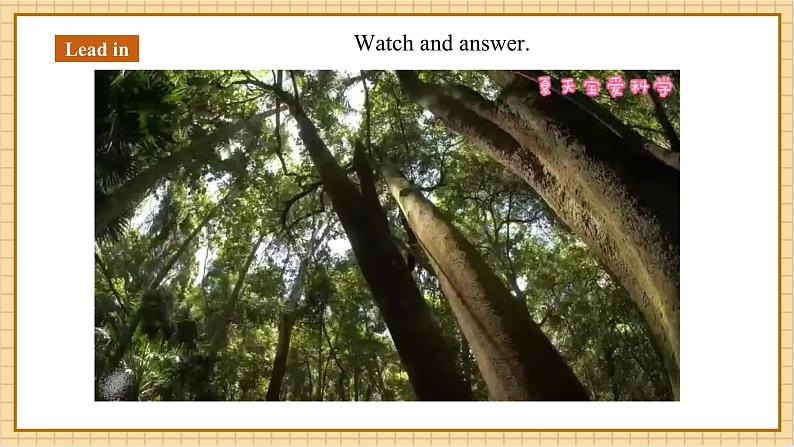 Unit 5 Love mother nature!（第6课时）Oral communication.教学课件第3页