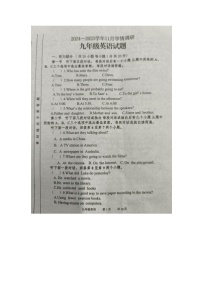 河南省洛阳市洛宁县2024-2025学年九年级上学期11月期中考试英语试题