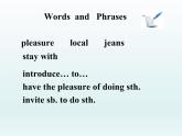 2024冀教版八上英语Unit 1 Me and My Class Lesson 6 Jenny's Week课件