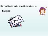 2024冀教版八上英语Unit 2 My Favourite School Subject Lesson 8 E-mail Helps课件