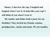 2024冀教版八上英語Unit 3 Families Celebrate Together Lesson 18 Li Ming's Birthday課件