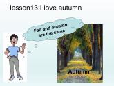 2024冀教版八上英语Unit 3 Families Celebrate Together Lesson 13 I Love Autumn课件