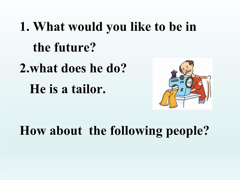 2024冀教版八上英语Unit 5 My Future lesson 25 I Want to Be a Teacher课件第2页