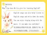 Unit 2 Learning English is fun！Lesson 5  Tips for learning English Project 课件-（冀教版2024）
