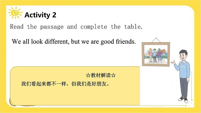 Unit 3 All about me  Lesson 3 We all look different!课件-（冀教版2024）第7页