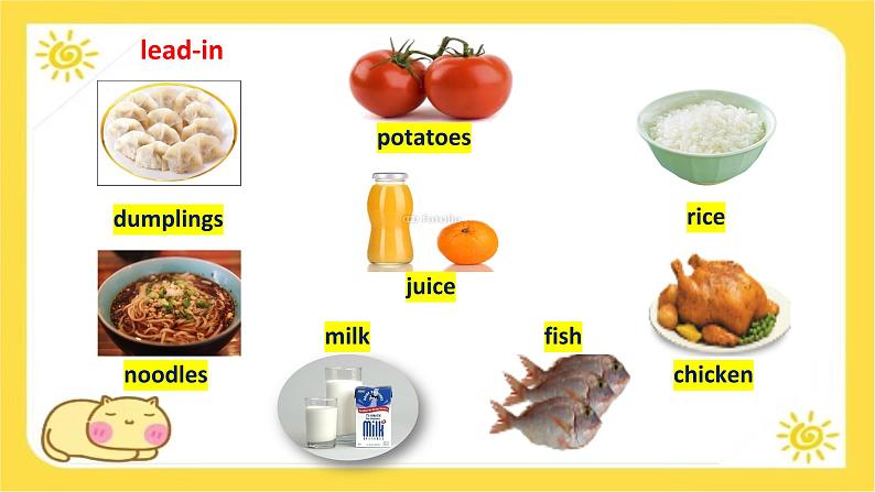 2024七年级上册冀教版英语Unit2Learning English is fun! Lesson3 Food words are interesting!课件PPT第2页