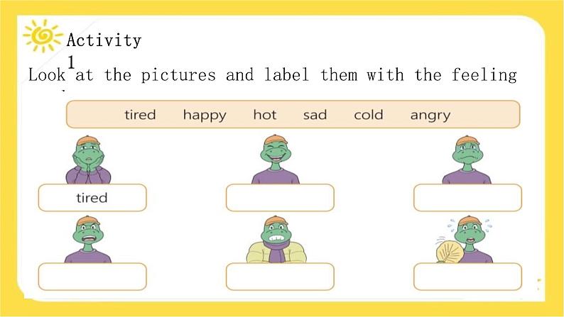 Unit 3 All about me Lesson 2 How do you feel 课件-（冀教版2024七年级上册英语·）第3页