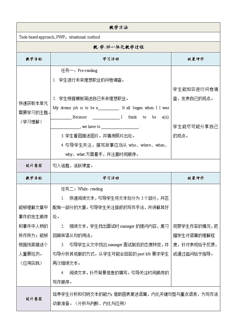外研版英语八年级下册 Module 10 Unit 2《It seemed that they were speaking to me in person》教案第2页