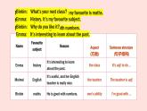 Unit 4 My Favourite Subject Section A 2a-2f 课件 人教版（2024）七年级上册