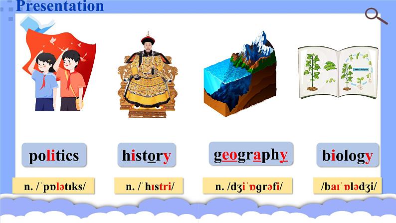 人教版七年级上公开课unit4 My favorite subject. Section A 1a-1d pptx第7页