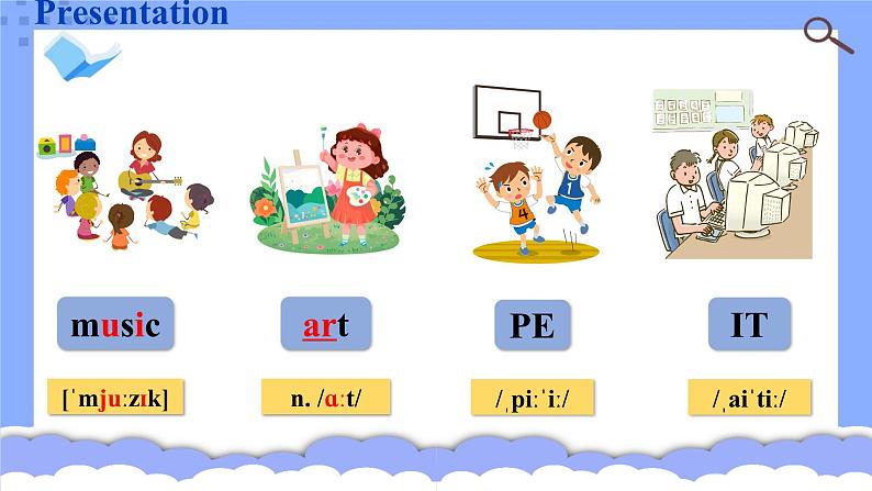 人教版七年级上公开课unit4 My favorite subject. Section A 1a-1d pptx第8页