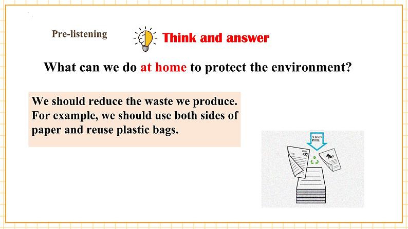 Unit 2 Saving the earth Topic 3 Section A 第6页