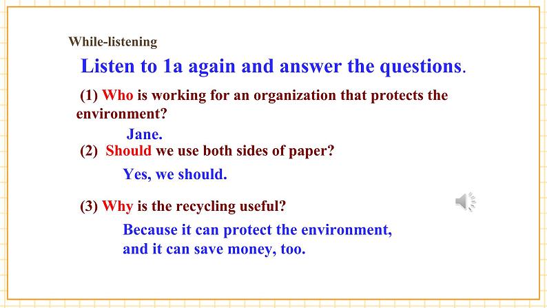 Unit 2 Saving the earth Topic 3 Section A 第7页