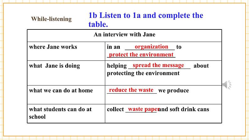 Unit 2 Saving the earth Topic 3 Section A 第8页