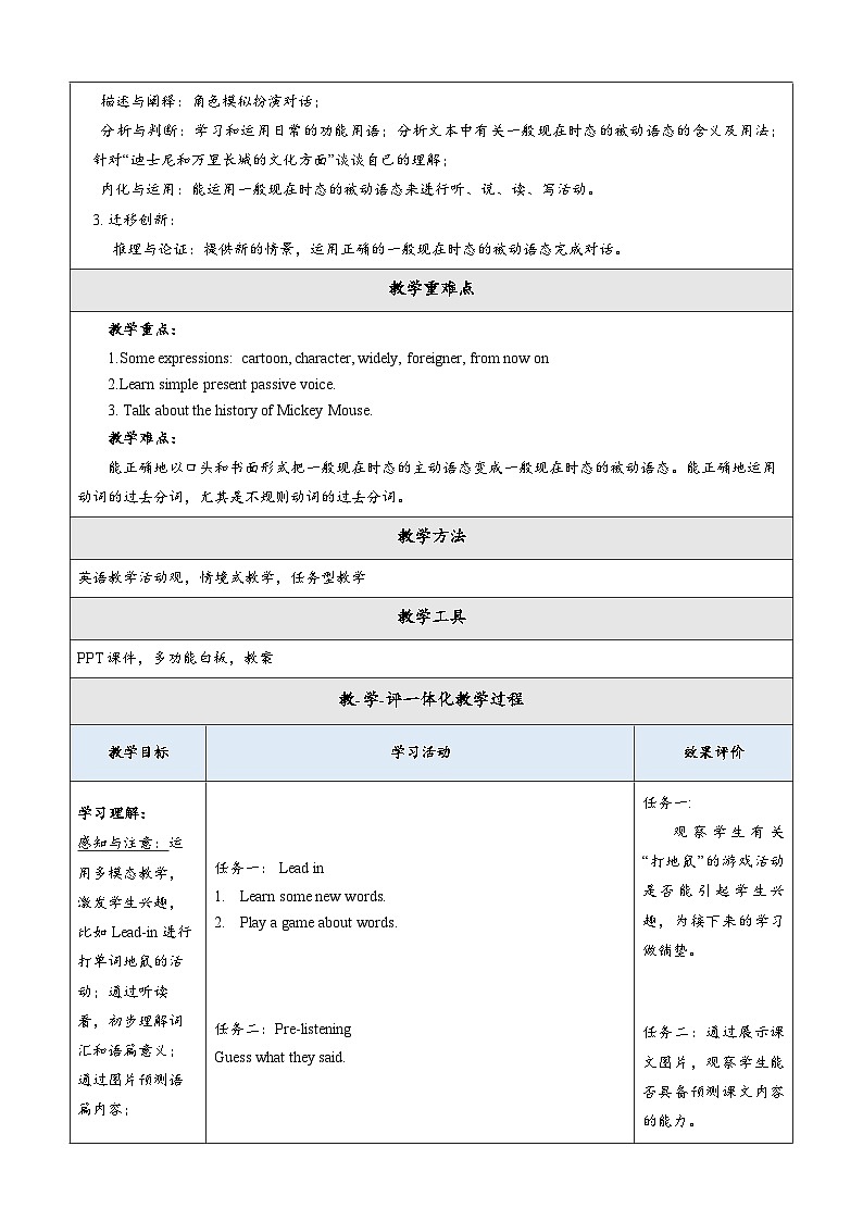 Unit 3 English Around the World Topic 1 Section A 教学设计第2页