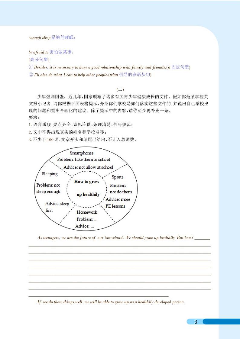 青年担当 16岁“狂飙少年”指路消防灭火-2023年中考英语新情境写作压轴预测猜题（解析版）第3页