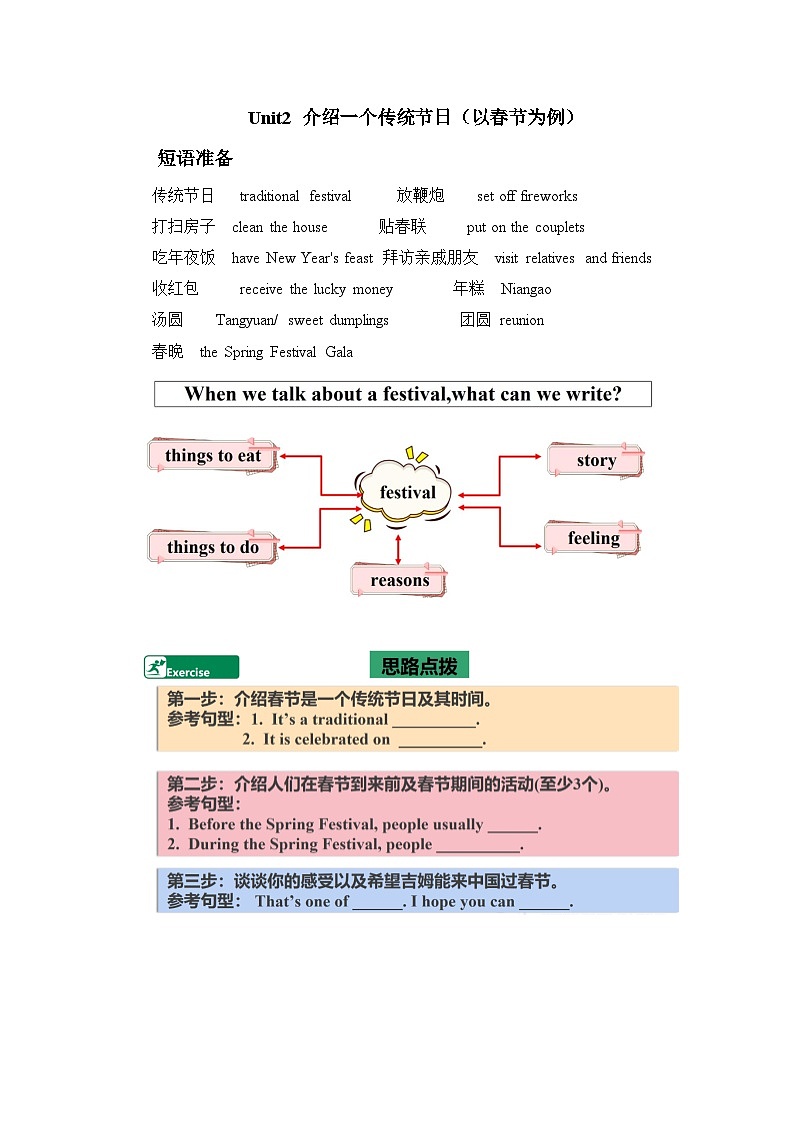 人教版英语九年级全册单元必备满分范文学案第2页